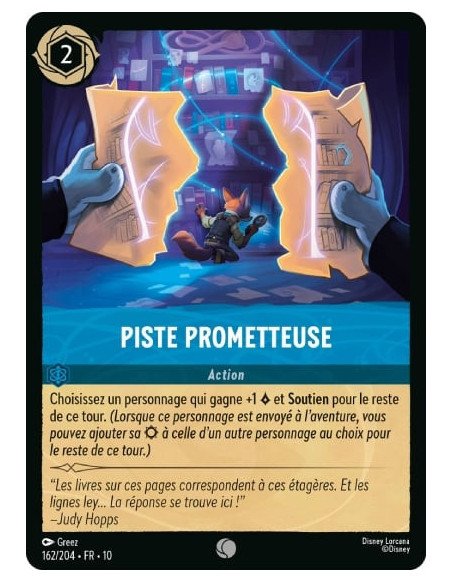 S10 - 162/204 : Piste prometteuse | Cartes à l'unité Lorcana
