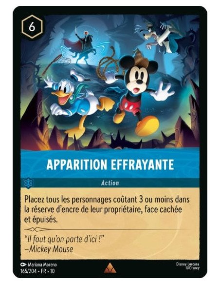S10 - 165/204 : Apparition effrayante | Cartes à l'unité Lorcana