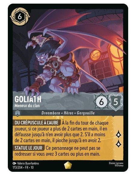 S10 - 173/204 : Goliath - Meneur du clan | Cartes à l'unité Lorcana