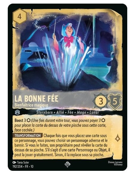 S10 - 192/204 : La Bonne Fée - Bienfaitrice magique | Cartes à l'unité Lorcana