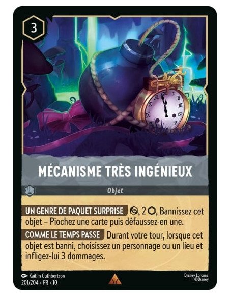 S10 - 201/204 : Mécanisme très ingénieux | Cartes à l'unité Lorcana