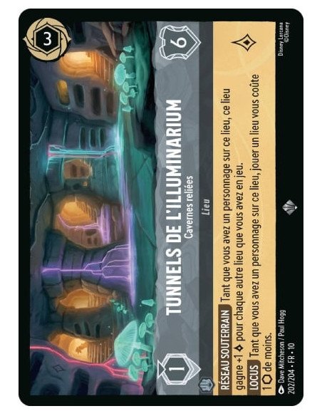 S10 - 202/204 : Tunnels de l'Illuminarium - Cavernes reliées | Cartes à l'unité Lorcana