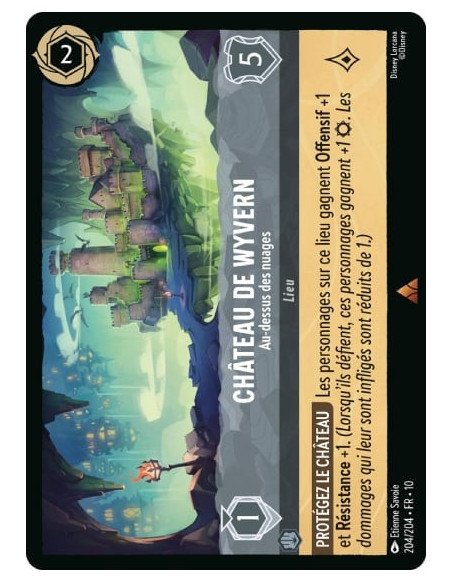 S10 - 204/204 : Château de Wyvern - Au-dessus des nuages | Cartes à l'unité Lorcana