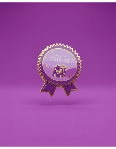 Pin's Médaille : Le Pro de la Triche...