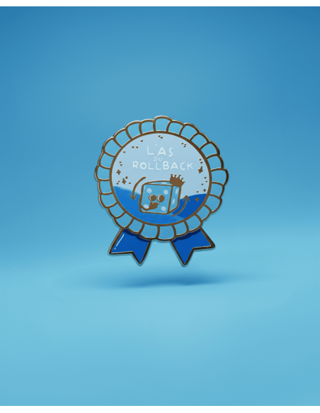 Pin's Médaille : L'As du Rollback - Grenier Ludique