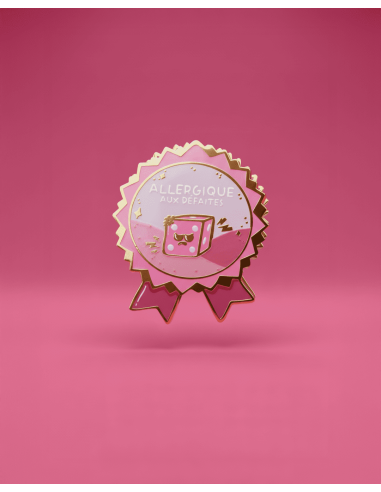 Pin's Médaille : Allergique aux...