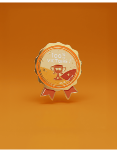 Pin's Médaille : 100% de...