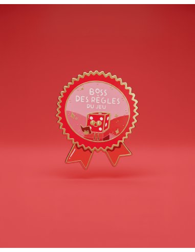 Pin's Médaille : Boss des Règles du...