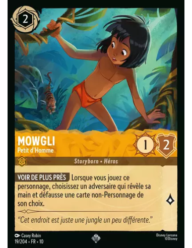 S10 - 019/204 - Mowgli - Petit d'Homme