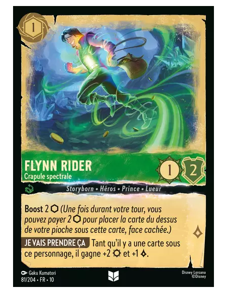 S10 - 081/204 : Flynn Rider - Crapule spectrale | Cartes à l'unité Lorcana
