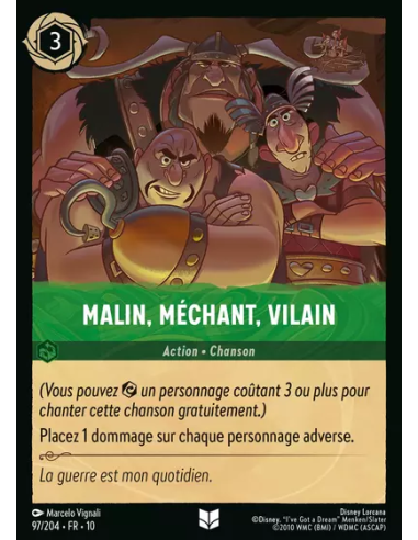 S10 - 097/204 - Malin, méchant, vilain