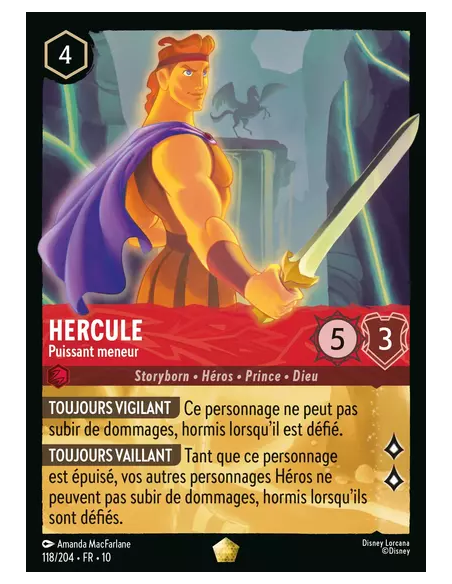 S10 - 118/204 : Hercule - Puissant meneur | Cartes à l'unité Lorcana