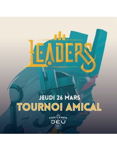Tournoi amical : Leaders - Jeudi 26...