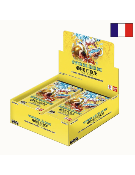 One Piece : Display 24 Boosters OP15 - Aventure sur L'Île de Dieu (FR) - Cartes One Piece