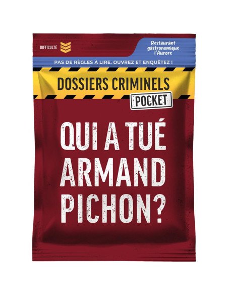 Dossiers Criminels Pocket - Jeu d'enquête