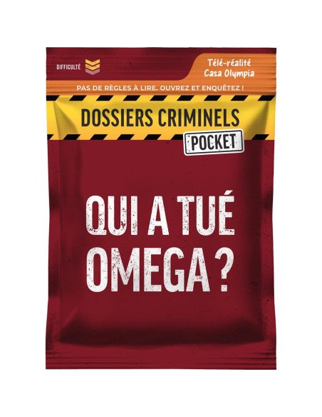 Dossiers Criminels - Qui a tué Omega ? - Jeu d'Enquetes