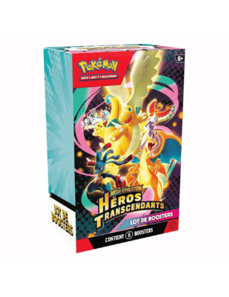 Image du Bundle 6 Boosters Pokémon Héros Transcendants