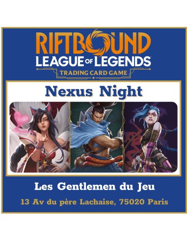 Riftbound - Nexus - Jeu Libre - Jeudi...