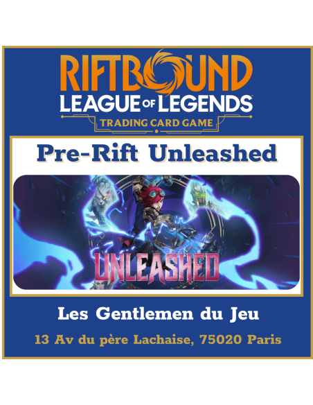 Riftbound - Pre-Rift Unleashed - Tournoi Scellé - Mardi 5 Mai à 19h30