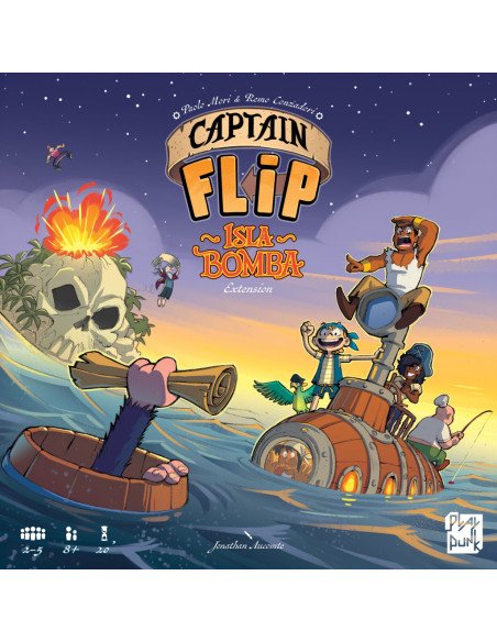 Captain Flip : Isla Bomba (Ext) - Extension de jeu de société