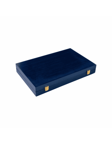 Backgammon Noyer Bleu - 38 cm