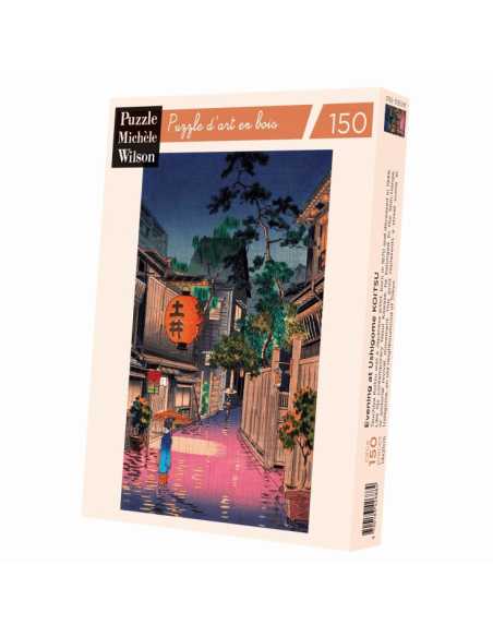 Soirée à Ushigome - Puzzle en bois - 150 pièces