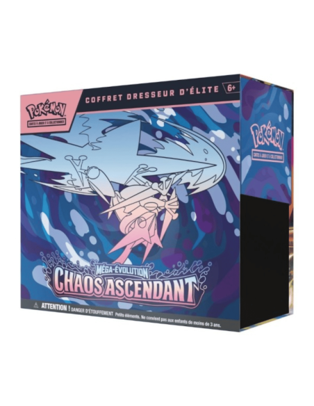 Image du coffret dresseur d'élite chaos ascendant sous l'angle gauche