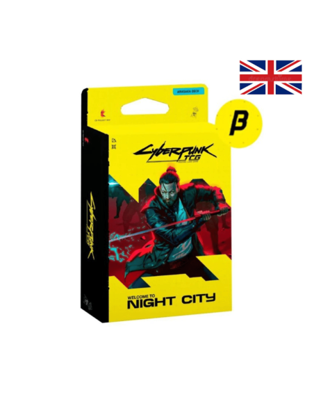 Image du Deck Cyberpunk Embracing Power - Avec le logo Beta et le drapeau anglais