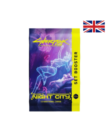 Visuel d'un booster Cyberpunk avec un drapeau anglais