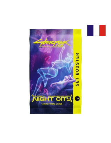 Image d'un booster Cyberpunk avec un drapeau Français