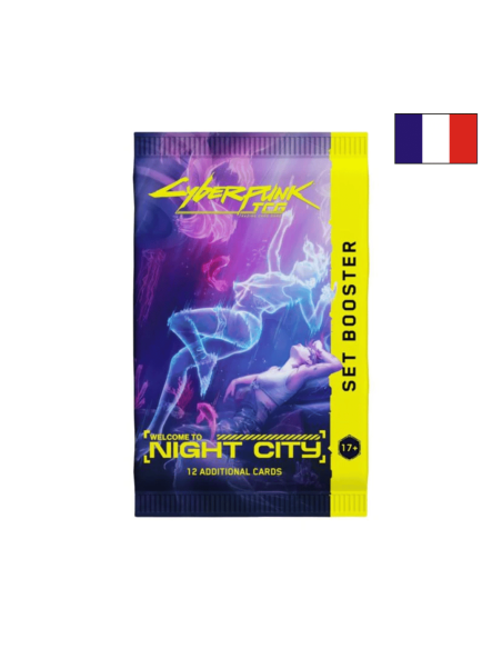 Image d'un booster Cyberpunk avec un drapeau Français