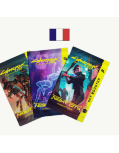 Image d'un booster Cyberpunk avec un drapeau Français 2