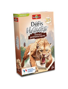 Défis Nature : Animaux Préhistoriques - Cartes à collectionner - contenu - matériel -visuel 2