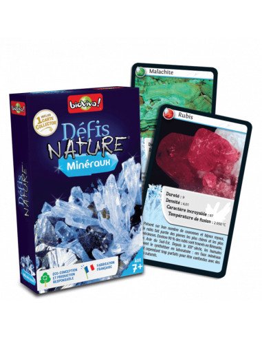 Defis Nature : Minéraux - Jeu de cartes