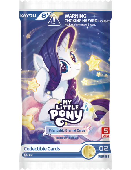 Booster My Little Poney Rainbow : 5 cartes à collectionner dans un univers magique, coloré et plein de surprises.