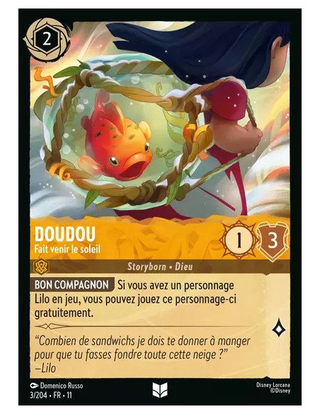 S11 - 003/204 : Doudou - Fait venir le soleil | Cartes à l'unité Lorcana