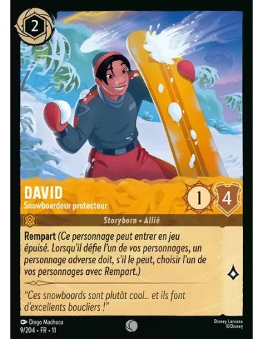 S11 - 009/204 : David - Snowboardeur protecteur | Cartes à l'unité Lorcana