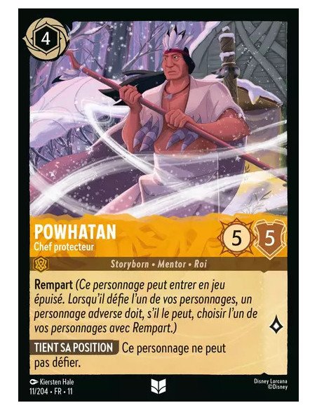 S11 - 011/204 : Powhatan - Chef protecteur | Cartes à l'unité Lorcana