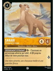S11 - 012/204 : Sarabi - Protégeant la troupe | Cartes à l'unité Lorcana