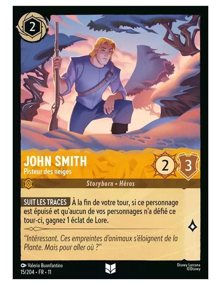 S11 - 015/204 : John Smith - Pisteur des neiges | Cartes à l'unité Lorcana