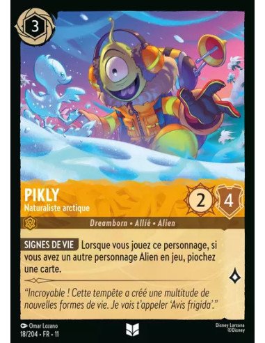S11 - 018/204 : Pikly - Naturaliste arctique | Cartes à l'unité Lorcana