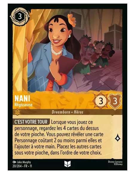 S11 - 020/204 : Nani - Régisseuse | Cartes à l'unité Lorcana