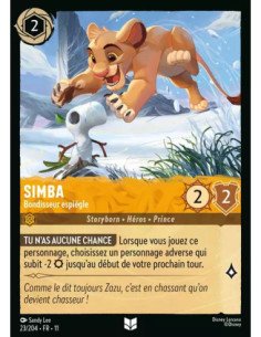 S11 - 023/204 : Simba - Bondisseur espiègle | Cartes à l'unité Lorcana