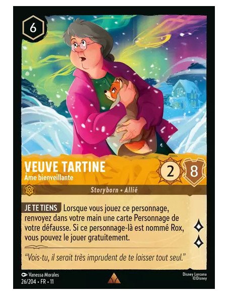 S11 - 026/204 : Veuve Tartine - Âme bienveillante | Cartes à l'unité Lorcana