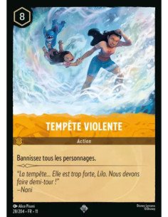 S11 - 028/204 : Tempête violente | Cartes à l'unité Lorcana