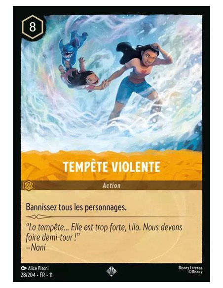 S11 - 028/204 : Tempête violente | Cartes à l'unité Lorcana