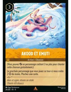 S11 - 029/204 : Akood et Emuti | Cartes à l'unité Lorcana