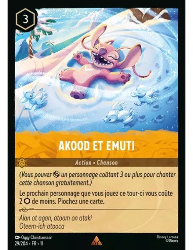 S11 - 029/204 : Akood et Emuti | Cartes à l'unité Lorcana