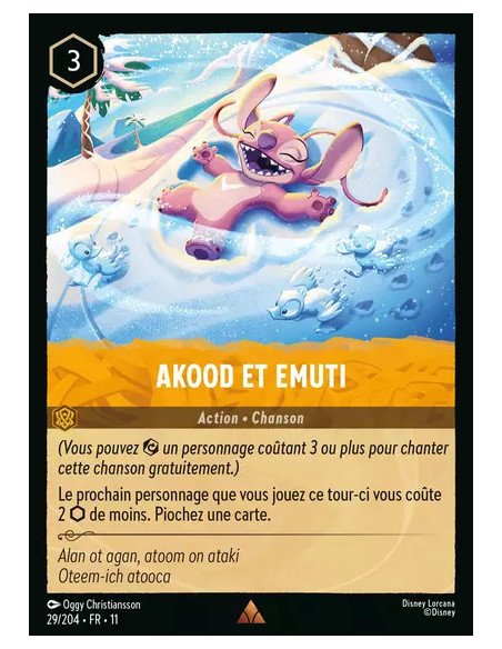 S11 - 029/204 : Akood et Emuti | Cartes à l'unité Lorcana