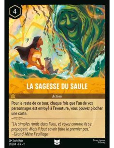 S11 - 031/204 : La sagesse du saule | Cartes à l'unité Lorcana